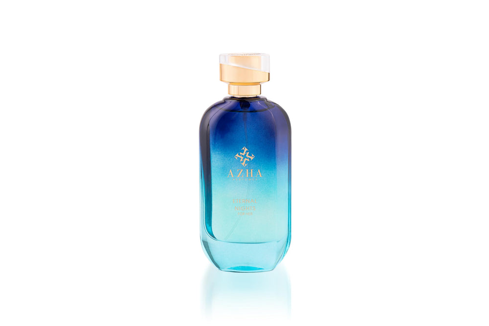 Azha Perfumes Eternal Nights EDP bottle shown for premium evening fragrance