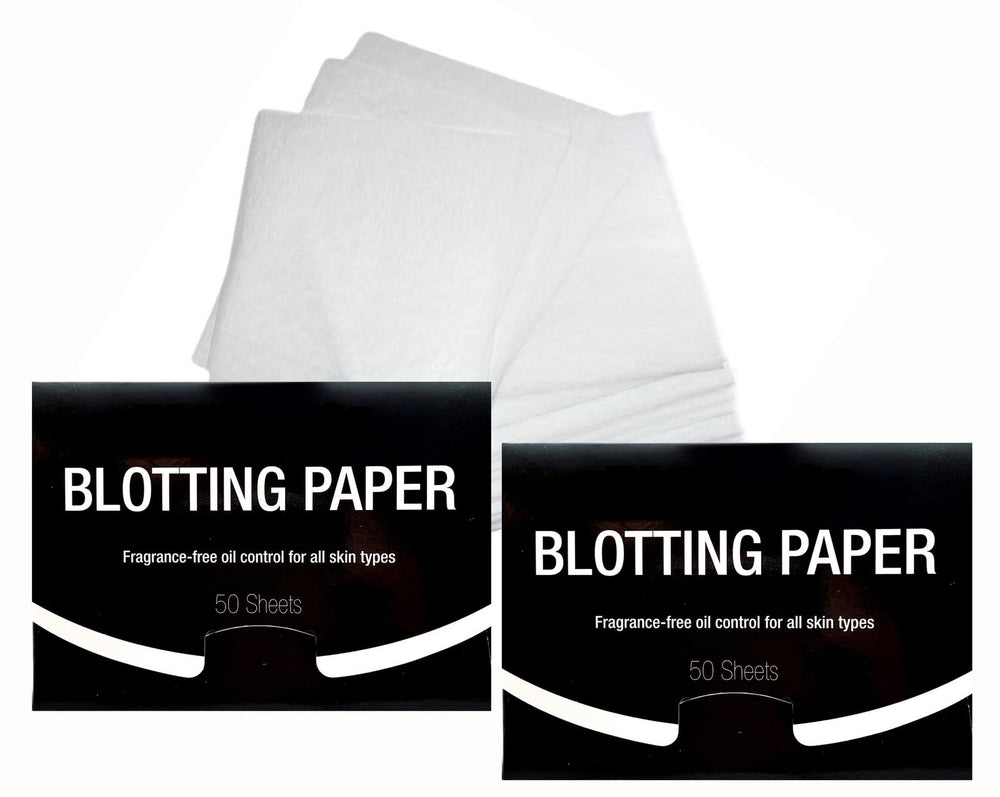 Azi fragrance-free blotting papers in a compact pack for quick shine control.