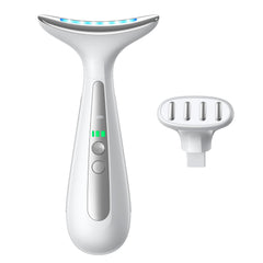 AZMAVO facial-neck massager close-up showing contour lift and soothing massage.