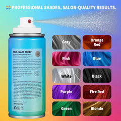 Azonbey spray applied on hair for even coverage in minutes