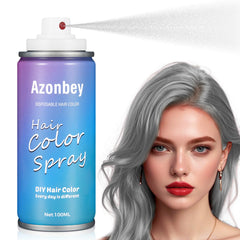 Azonbey Halloween Hair Spray bottle in purple for bold temporary color