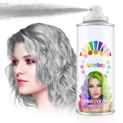 Azonbey Halloween Hair Spray gray shade for easy, temporary color that washes out.