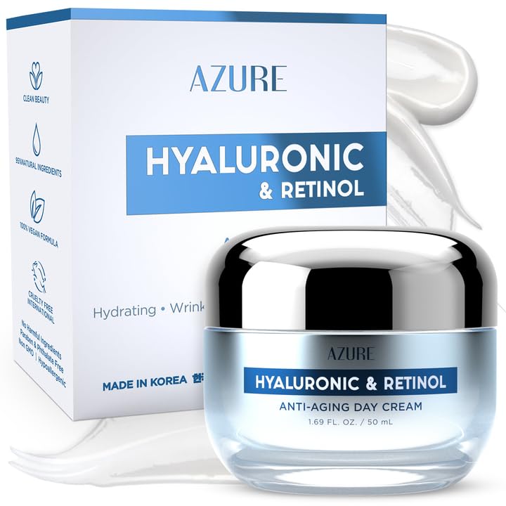 Azure Cosmetics hyaluronic acid moisturizer jar providing rich hydration for all skin types