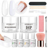 AZUREBEAUTY clear dip powder 28g bottle for long-lasting nails