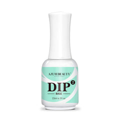 AZUREBEAUTY dip base coat bottle shows a premium 15ml container suitable for a smooth application