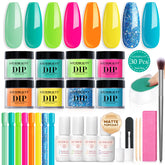 AZUREBEAUTY Dip Nails Starter Kit front view for easy DIY manicure setup.