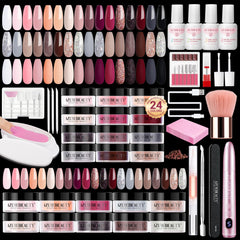 AzureBeauty Dip Powder Kit 24-color palette for versatile at-home manicures