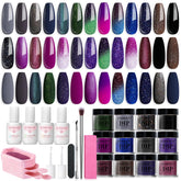 AZUREBEAUTY dip powder collection with 20 colors for versatile nails