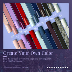 AZUREBEAUTY color swatches show fashion-forward shades for every occasion