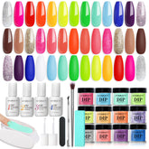AzureBeauty dip powder kit front view, complete at-home manicure solution
