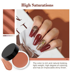 AzureBeauty matte top coat adds a chic fall-winter finish