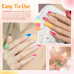 AZUREBEAUTY Dip powder recovery system minimizes waste during manicures.