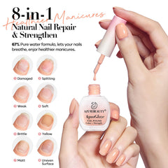 AzureBeauty glossy finish demonstrates high shine after quick-dry formula