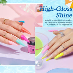 AZUREBEAUTY nail brush and file for precise prep.