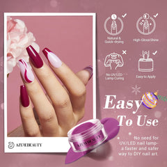 AzureBeauty fine 200μm powder ensures smooth, natural-looking coverage.