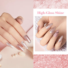 AzureBeauty glitter pearl shade adds iridescent sparkle for special occasions