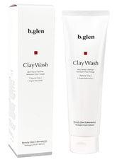 b.glen Clay Wash bottle close-up showing creamy, hydrating cleanse