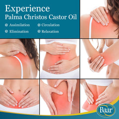 Baar Organic Castor Oil for hair care revitalizes strands.