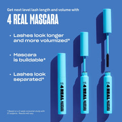 Babe Original 4 Real Mascara buildable texture on application shot.