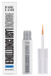 BABE ORIGINAL Enhancing Conditioner bottle shows a hydrating lash treatment for fuller-looking lashes.