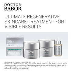 BABOR Doctor Repair RX Gel-Cream packaging close-up showing authenticity