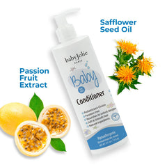 Baby Jolie tear-free formula protects sensitive eyes during daily hair care.
