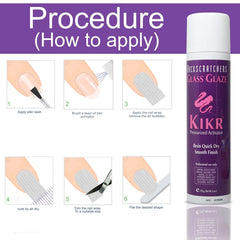 BACKSCRATCHERS Kikr Activator creates a smooth finish before nail color application