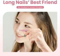 BACUTHY jewelry change aid enables smooth bead and gem placement.