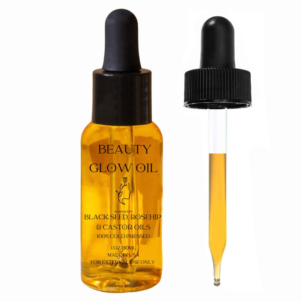 Bad Dog Beauty Glow Oil bottle ready for daily hydration and glow