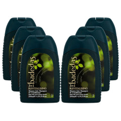 Badedas Revitalising shower gel bottle front, ideal for a refreshing morning routine