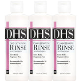 Badger DHS Conditioning Rinse fragrance-free bottle, ideal after medicated shampoo for balanced scalp