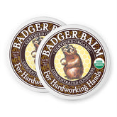 Badger Healing Balm 2oz tin front for on-the-go moisture