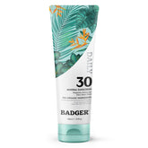 Badger Mineral Daily Sunscreen bottle pour for easy daily application