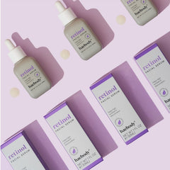 Baebody Retinol Serum ingredients green tea for balanced, acne-conscious skin.