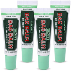 Bag Balm Fresh Mint lip balm tube front for hydrating relief.