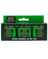 Bag Balm mini tin gift pack shown for convenient on-the-go moisture.