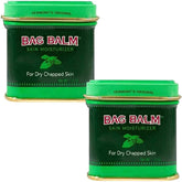 Bag Balm original 1oz tin shown for dry skin, hydrating lips, hands, and elbows.