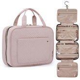 BAGSMART large toiletry bag with hanging hook for organized packing on the go.
