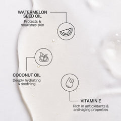 BALI BODY Watermelon Tanning Oil on skin delivers bronze glow and hydration.