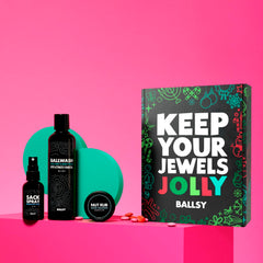 Ballsy deodorizing spray provides on-the-go odor control and skin comfort.