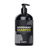 Ballsy Goodhead Shampoo bottle front view with tea tree oil for scalp refresh.