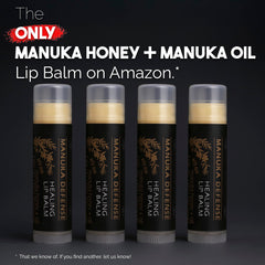 BALM OF GILEAD Manuka Defense lip balm tube ready for direct application