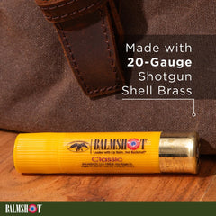 Balmshot SPF 15 lip balm ready for outdoor activities and sun exposure
