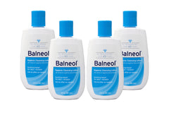 Balneol Hygienic Cleansing Lotion bottle closeup showing silky, gentle cleansing