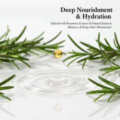 BALPPRD Tiglowa Rosemary Shampoo foam and lather demonstrating gentle cleansing for all hair types.