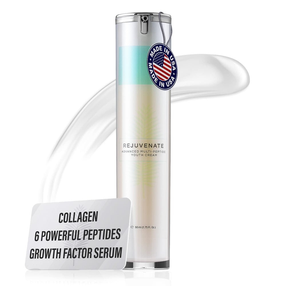 Balshi Rejuvenate Growth Factor Cream bottle pour for instant hydration and smooth skin.