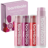 Bambalo tinted lip balm crimson application for long-lasting color and hydration