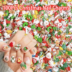 BANA ART Snowflake charm adds subtle winter shine to nails.