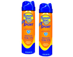 Banana Boat Sport SPF 30 Cool Zone bottle front showing refreshing protection