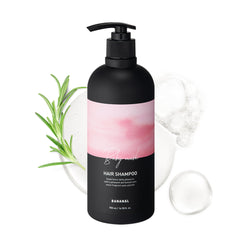 BANANAL Korean Shampoo bottle with rosemary oil for a gentle cleanse.